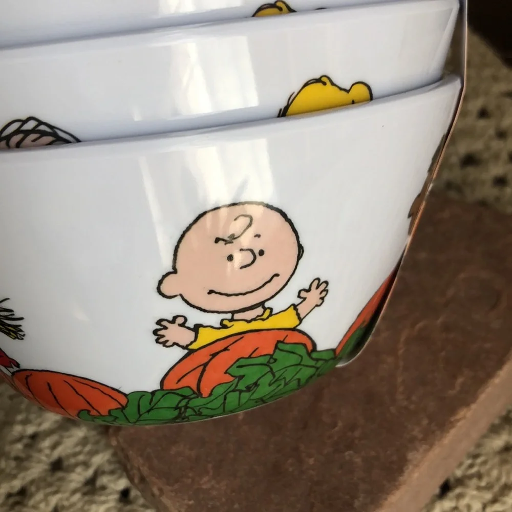 Peanuts HALLOWEEN Melamine Snack Bowls